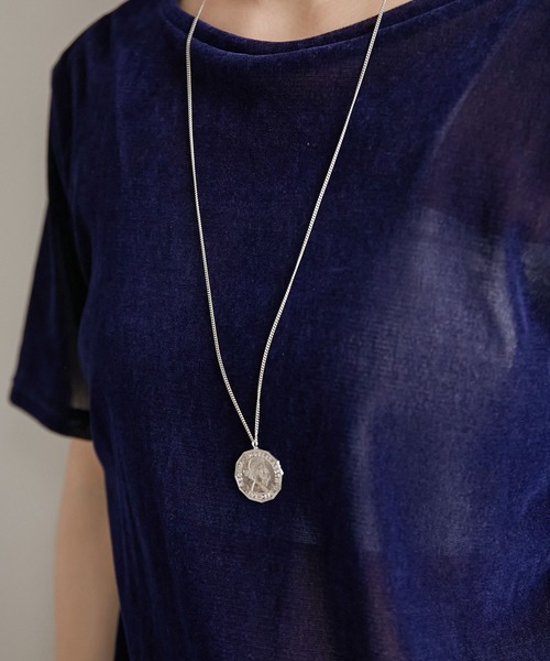 PAPILLONNER（パピヨネ）の「コインアジャスターネックレス（ネックレス・レディース・シルバー/ゴールド・FREE）」の6枚目の写真