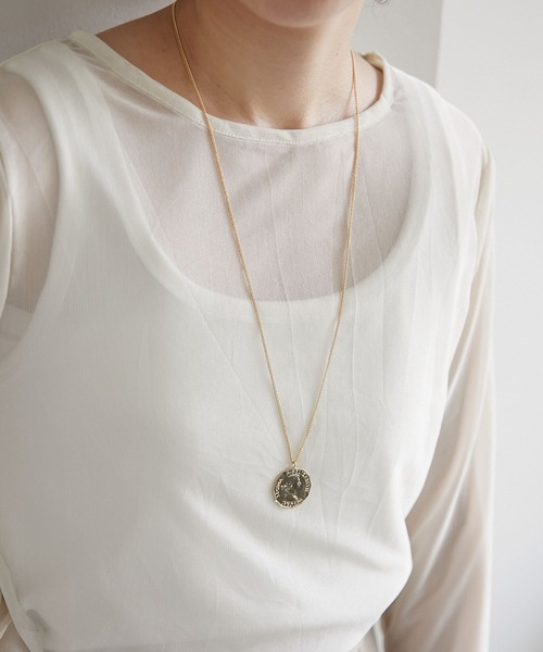 PAPILLONNER（パピヨネ）の「コインアジャスターネックレス（ネックレス・レディース・シルバー/ゴールド・FREE）」の15枚目の写真