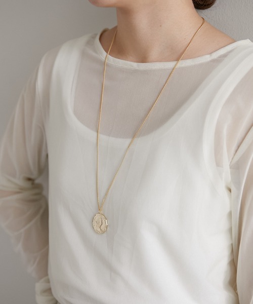 PAPILLONNER（パピヨネ）の「コインアジャスターネックレス（ネックレス・レディース・シルバー/ゴールド・FREE）」の21枚目の写真