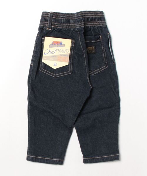 BIG FIELD(ビッグフィールド)の「デニムシェフパンツ(デニムパンツ・キッズ・ネイビー/ブルー・150/110/120/140/80/100/95/130/90)」の15枚目の写真