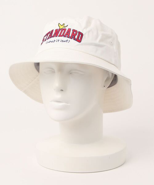 （What it isNt）ART BY MARKGONZALES（ワットイットイズント）の「【 （What it isNt）ART BY MARKGONZALES / (ワットイットイズント) アートバイ マークゴンザレス 】 刺繍 バケットハット（ハット・メンズ・サックスブルー/パープル/ネイビー/ベージュ/ブラック/ホワイト/アイボリー/ベージュ系その他/ブルー系その他/ホワイト系その他/ブラック系その他/ブラック系その他2・FREE）」の21枚目の写真