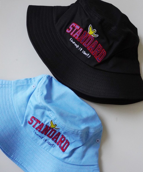 （What it isNt）ART BY MARKGONZALES（ワットイットイズント）の「【 （What it isNt）ART BY MARKGONZALES / (ワットイットイズント) アートバイ マークゴンザレス 】 刺繍 バケットハット（ハット・メンズ・サックスブルー/パープル/ネイビー/ベージュ/ブラック/ホワイト/アイボリー/ベージュ系その他/ブルー系その他/ホワイト系その他/ブラック系その他/ブラック系その他2・FREE）」の19枚目の写真