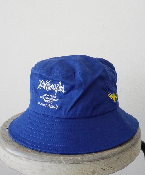 （What it isNt）ART BY MARKGONZALES（ワットイットイズント）の「【 （What it isNt）ART BY MARKGONZALES / (ワットイットイズント) アートバイ マークゴンザレス 】 刺繍 バケットハット（ハット・メンズ・サックスブルー/パープル/ネイビー/ベージュ/ブラック/ホワイト/アイボリー/ベージュ系その他/ブルー系その他/ホワイト系その他/ブラック系その他/ブラック系その他2・FREE）」の18枚目の写真