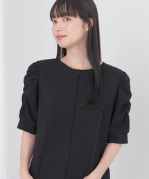 earth music&ecology | ジャガードパワショルプルオーバー(Tシャツ/カットソー)