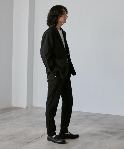 coen（コーエン）の「極楽FITテーパードテックパンツ23AW（スラックス・メンズ・ブラック/ダークブラウン/ネイビー/ダークグレー・S/M/L/XL）」の22枚目の写真