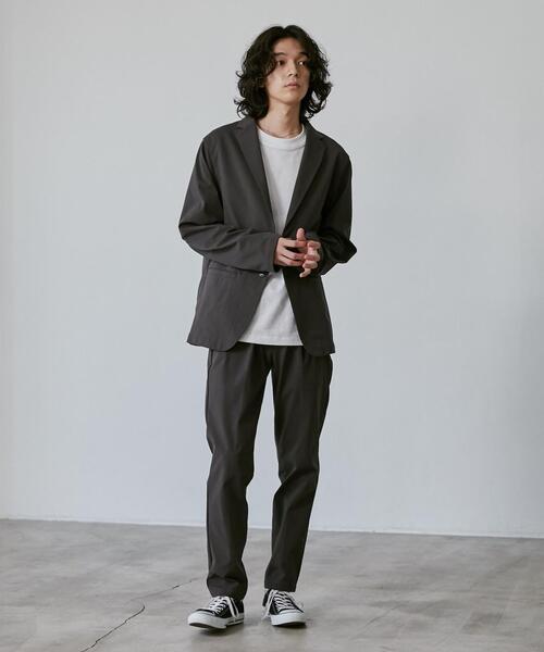 coen（コーエン）の「極楽FITテーパードテックパンツ23AW（スラックス・メンズ・ブラック/ダークブラウン/ネイビー/ダークグレー・S/M/L/XL）」の21枚目の写真