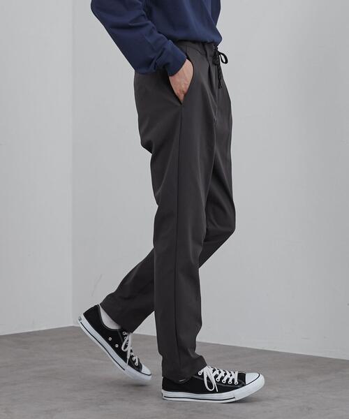 coen（コーエン）の「極楽FITテーパードテックパンツ23AW（スラックス・メンズ・ブラック/ダークブラウン/ネイビー/ダークグレー・S/M/L/XL）」の16枚目の写真