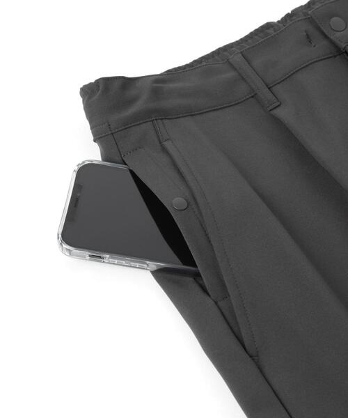 coen（コーエン）の「極楽FITテーパードテックパンツ23AW（スラックス・メンズ・ブラック/ダークブラウン/ネイビー/ダークグレー・S/M/L/XL）」の10枚目の写真