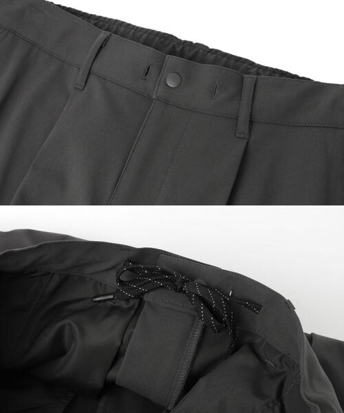 coen（コーエン）の「極楽FITテーパードテックパンツ23AW（スラックス・メンズ・ブラック/ダークブラウン/ネイビー/ダークグレー・S/M/L/XL）」の9枚目の写真