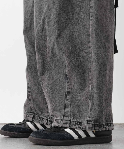 RAGEBLUE(レイジブルー)の「Denim wide loose cargo pants/デニムワイドルーズカーゴパンツ/パラシュートパンツ(デニムパンツ・メンズ・グレー/ネイビー/ブルー・MEDIUM/LARGE)」の22枚目の写真