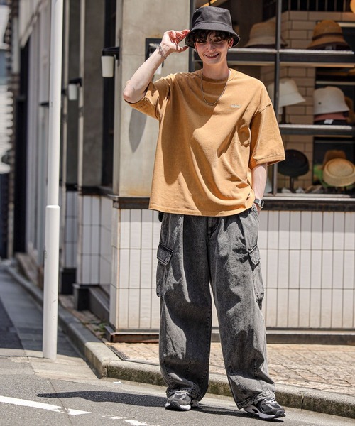 RAGEBLUE(レイジブルー)の「Denim wide loose cargo pants/デニムワイドルーズカーゴパンツ/パラシュートパンツ(デニムパンツ・メンズ・グレー/ネイビー/ブルー・MEDIUM/LARGE)」の11枚目の写真