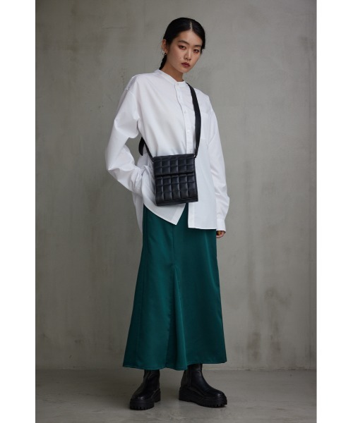 AZUL by moussy(アズールバイマウジー)の「フェイクレザーキルティングショルダーバッグ(ショルダーバッグ・メンズ・ブラック・FREE)」の10枚目の写真