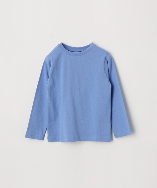 coca（coca）（コカ）の「キッズ レギュラー長袖無地Tシャツ（Tシャツ/カットソー・キッズ・ブルー/チャコール/アイボリー/ピンク系その他・100/110/120/130/140）」の4枚目の写真