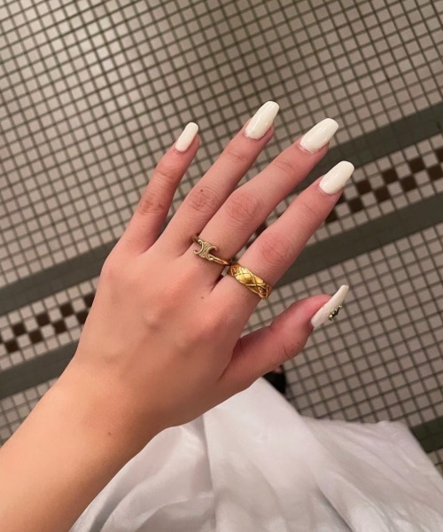 crafty（クラフティー）の「金属アレルギー/キルティングカットリング/サージカルステンレス（リング・レディース・シルバー/ピンクゴールド/ゴールド・11号/13号/9号）」の19枚目の写真