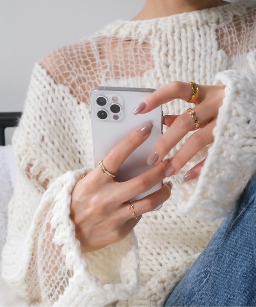 crafty（クラフティー）の「金属アレルギー/キルティングカットリング/サージカルステンレス（リング・レディース・シルバー/ピンクゴールド/ゴールド・11号/13号/9号）」の7枚目の写真