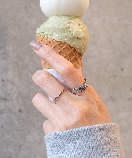 crafty（クラフティー）の「金属アレルギー/キルティングカットリング/サージカルステンレス（リング・レディース・シルバー/ピンクゴールド/ゴールド・11号/13号/9号）」の22枚目の写真