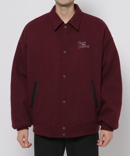 RAGEBLUE（レイジブルー）の「【WOOLLYTEC/ウーリーテック】ワンポイント刺繍/ビッグサイズブルゾン（ブルゾン・メンズ・ブラック/ネイビー/レッド・MEDIUM/LARGE）」の7枚目の写真