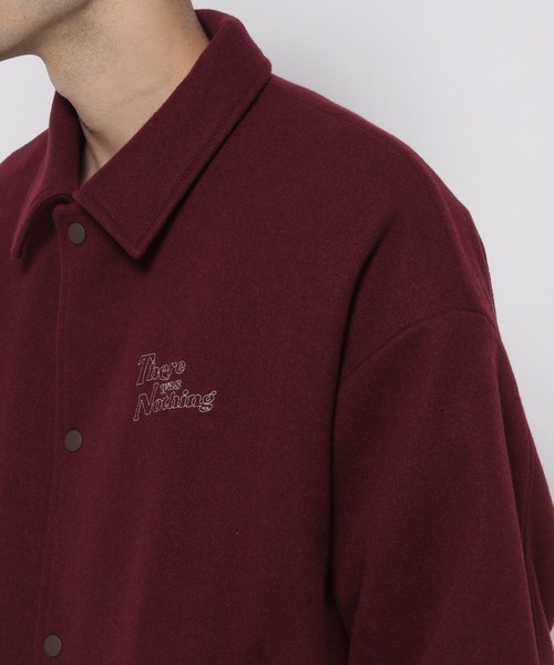 RAGEBLUE（レイジブルー）の「【WOOLLYTEC/ウーリーテック】ワンポイント刺繍/ビッグサイズブルゾン（ブルゾン・メンズ・ブラック/ネイビー/レッド・MEDIUM/LARGE）」の11枚目の写真