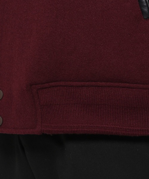 RAGEBLUE（レイジブルー）の「【WOOLLYTEC/ウーリーテック】ワンポイント刺繍/ビッグサイズブルゾン（ブルゾン・メンズ・ブラック/ネイビー/レッド・MEDIUM/LARGE）」の13枚目の写真