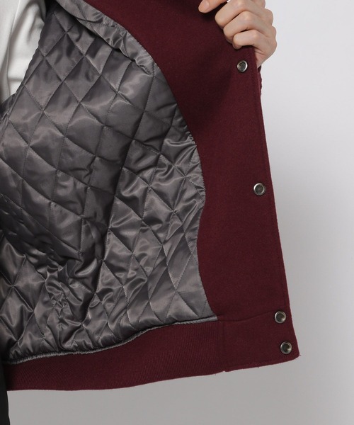 RAGEBLUE（レイジブルー）の「【WOOLLYTEC/ウーリーテック】ワンポイント刺繍/ビッグサイズブルゾン（ブルゾン・メンズ・ブラック/ネイビー/レッド・MEDIUM/LARGE）」の16枚目の写真