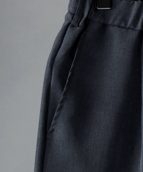 SITRY(シトリー)の「polyester tropical wide tapered easy pants/ポリトロ ワイド テーパード イージーパンツ(その他パンツ・メンズ・ダークネイビー/カーキ/ブラック・L/M/LL)」の5枚目の写真