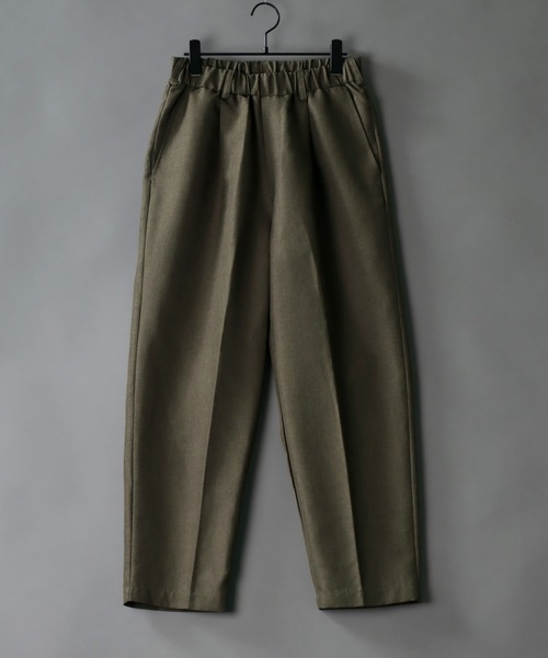 SITRY(シトリー)の「polyester tropical wide tapered easy pants/ポリトロ ワイド テーパード イージーパンツ(その他パンツ・メンズ・ダークネイビー/カーキ/ブラック・L/M/LL)」の9枚目の写真