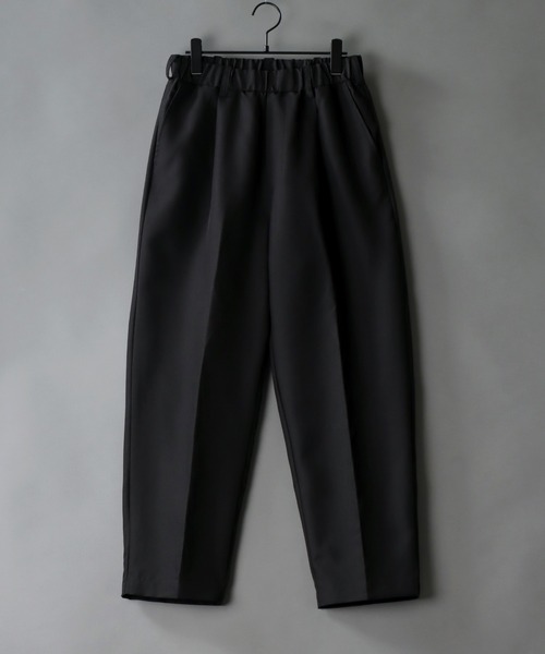 SITRY(シトリー)の「polyester tropical wide tapered easy pants/ポリトロ ワイド テーパード イージーパンツ(その他パンツ・メンズ・ダークネイビー/カーキ/ブラック・L/M/LL)」の12枚目の写真