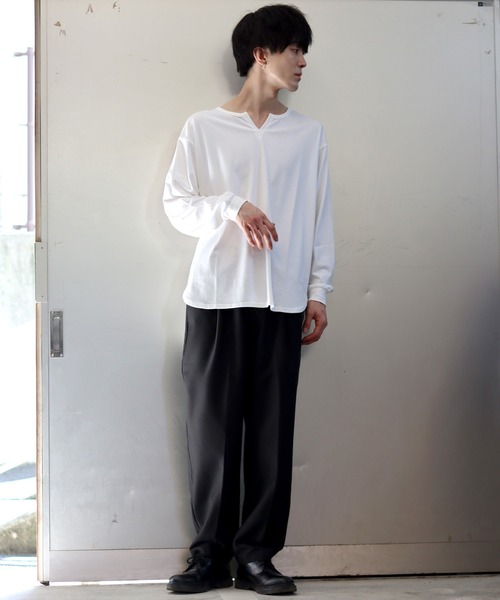 SITRY(シトリー)の「polyester tropical wide tapered easy pants/ポリトロ ワイド テーパード イージーパンツ(その他パンツ・メンズ・ダークネイビー/カーキ/ブラック・L/M/LL)」の21枚目の写真