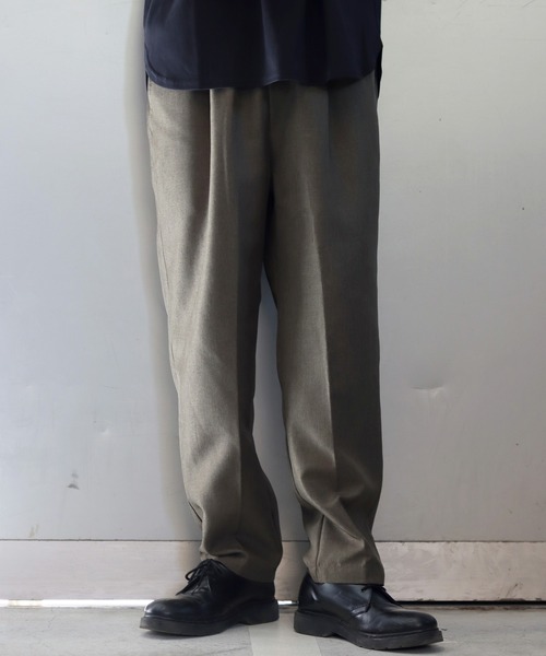 SITRY(シトリー)の「polyester tropical wide tapered easy pants/ポリトロ ワイド テーパード イージーパンツ(その他パンツ・メンズ・ダークネイビー/カーキ/ブラック・L/M/LL)」の16枚目の写真
