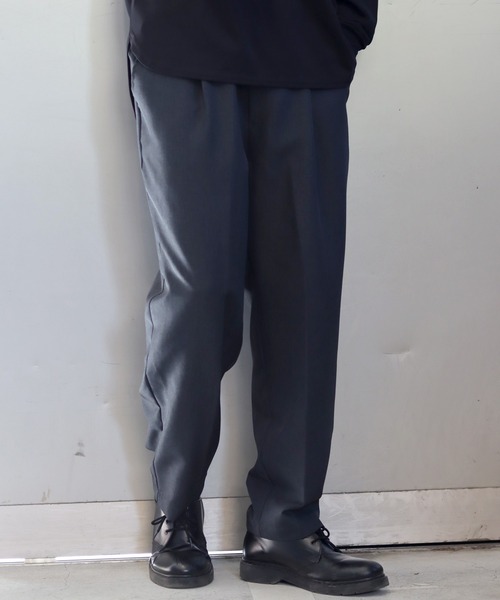 SITRY(シトリー)の「polyester tropical wide tapered easy pants/ポリトロ ワイド テーパード イージーパンツ(その他パンツ・メンズ・ダークネイビー/カーキ/ブラック・L/M/LL)」の20枚目の写真