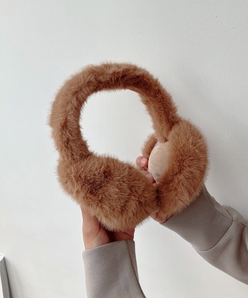 AS KNOW AS plus（アズノゥアズプラス）の「☆オールファーイヤーマフ（イヤーマフ・レディース・ベージュ/グレー/ブラック/ホワイト/ブラウン・FREE）」の4枚目の写真