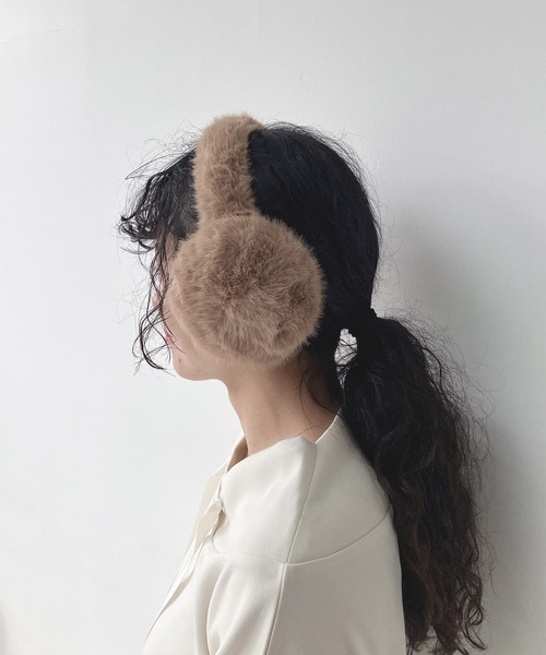 AS KNOW AS plus（アズノゥアズプラス）の「☆オールファーイヤーマフ（イヤーマフ・レディース・ベージュ/グレー/ブラック/ホワイト/ブラウン・FREE）」の6枚目の写真