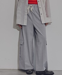CREOLME | (CREOLME)ピンストライプワイドパンツ(その他パンツ)