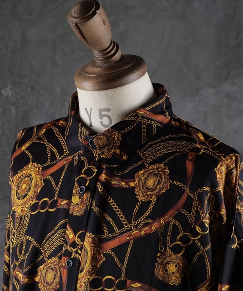 G.O.C（ジーオーシー）の「長袖シャツ（シャツ/ブラウス・メンズ・ブラック・FREE）」の5枚目の写真