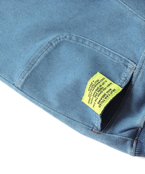 BREEZE（ブリーズ）の「デニムニットジョガーパンツ（デニムパンツ・キッズ・ネイビー/サックスブルー・140/120/100/150/130/90/110）」の8枚目の写真
