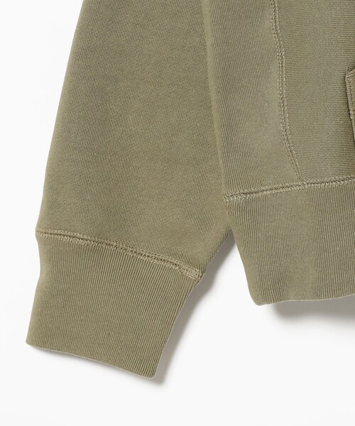 BEAMS T（ビームスティー）の「tokyovitamin × BEAMS T / 別注 Radio Hoodie（パーカー・メンズ・ネイビー/オリーブ・M/L/XL）」の9枚目の写真