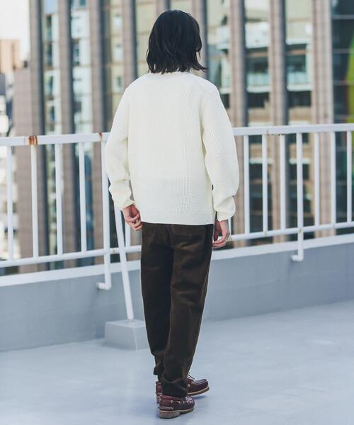 URBAN RESEARCH Sonny Label（アーバンリサーチサニーレーベル）の「ウォッシャブルウール混タートルニット（ニット/セーター・メンズ・カーキ/オフホワイト/ブラック/グレー/オレンジ/ブルー・LARGE/X-LARGE/MEDIUM）」の20枚目の写真