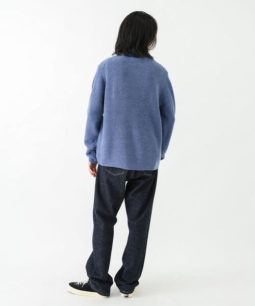 URBAN RESEARCH Sonny Label（アーバンリサーチサニーレーベル）の「ウォッシャブルウール混タートルニット（ニット/セーター・メンズ・カーキ/オフホワイト/ブラック/グレー/オレンジ/ブルー・LARGE/X-LARGE/MEDIUM）」の9枚目の写真