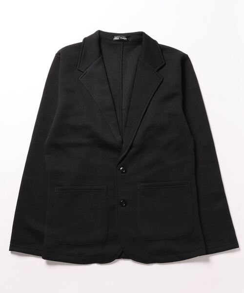 STYLEBLOCK（スタイルブロック）の「スポンジエンボス2Bテーラードジャケット（テーラードジャケット・メンズ・ネイビー/グレー/ブラック・L/M/LL）」の4枚目の写真