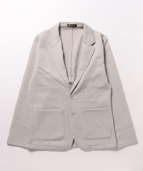 STYLEBLOCK（スタイルブロック）の「スポンジエンボス2Bテーラードジャケット（テーラードジャケット・メンズ・ネイビー/グレー/ブラック・L/M/LL）」の5枚目の写真