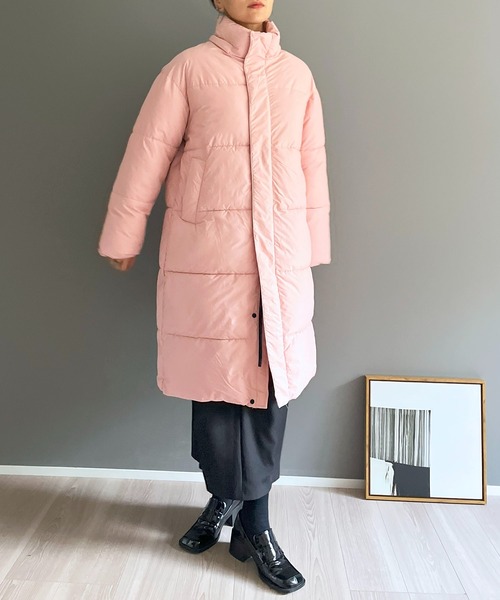 【セール】ディタッチャブルフード中綿ロングコート（ダウンジャケット/コート）｜Jewelobe（ジュエローブ）