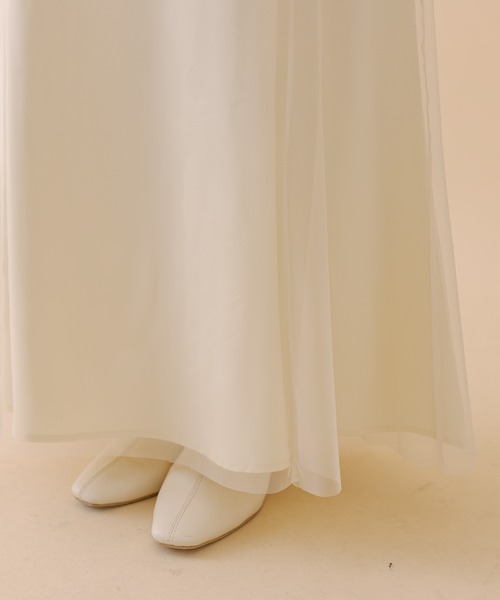 mline（エムライン）の「[mline]チュールマーメイドスカート（スカート・レディース・ブラック/アイボリー・2/1）」の16枚目の写真