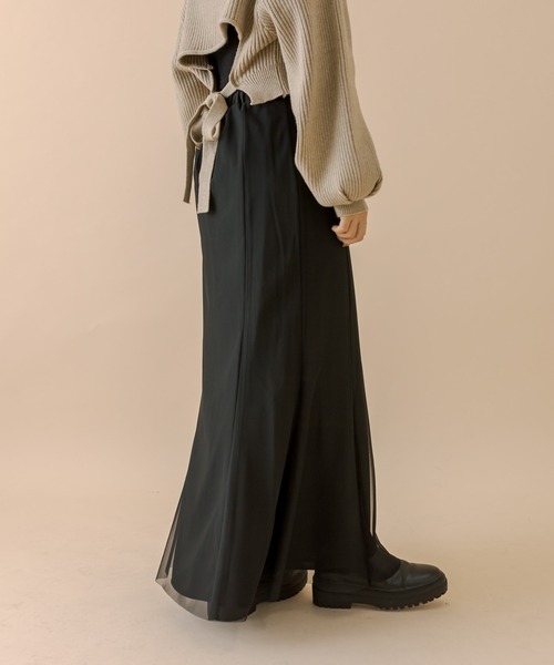 mline（エムライン）の「[mline]チュールマーメイドスカート（スカート・レディース・ブラック/アイボリー・2/1）」の17枚目の写真