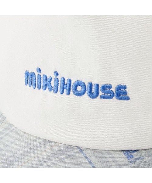 MIKI HOUSE(ミキハウス)の「ロゴ刺繍キャップ(キャップ・キッズ・ブラック/サックスブルー・M(50-52cm)/S(48-50cm)/LL(54-56cm)/L(52-54cm))」の9枚目の写真