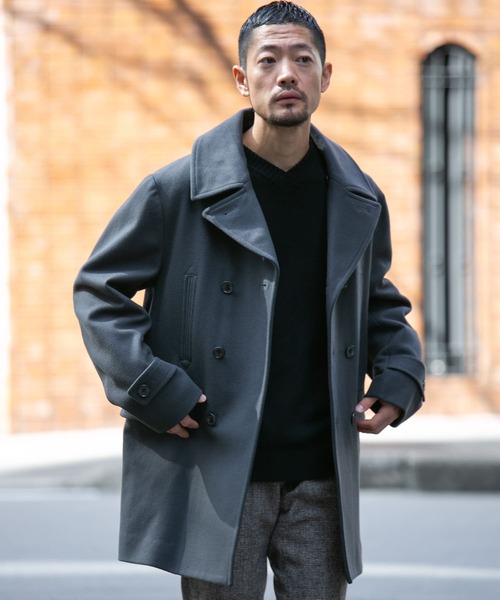 URBAN RESEARCH ROSSO MEN（アーバンリサーチロッソメン）の「『XLサイズあり』Bellandiメルトンピーコート（ピーコート・メンズ・モカ/チャコールグレー/ブラック・LARGE/X-LARGE/MEDIUM）」の9枚目の写真