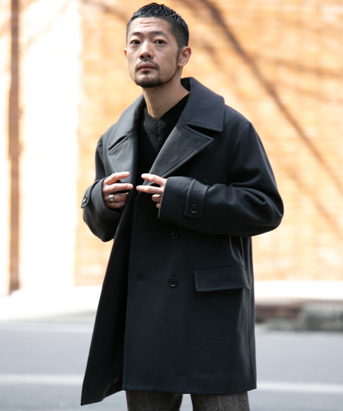 URBAN RESEARCH ROSSO MEN（アーバンリサーチロッソメン）の「『XLサイズあり』Bellandiメルトンピーコート（ピーコート・メンズ・モカ/チャコールグレー/ブラック・LARGE/X-LARGE/MEDIUM）」の14枚目の写真