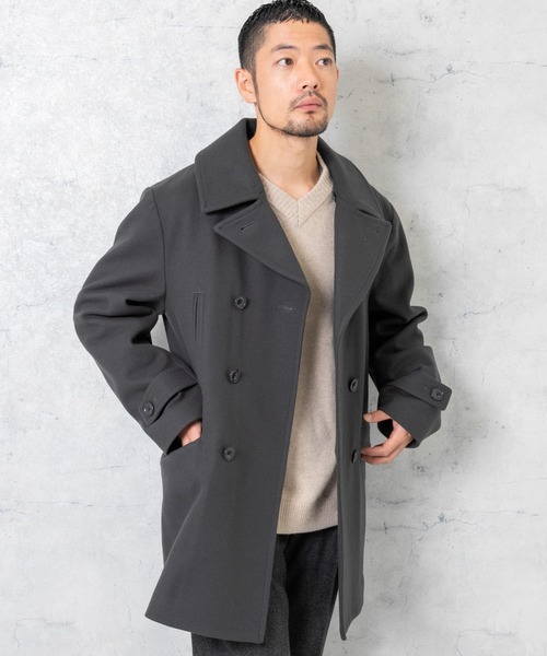 URBAN RESEARCH ROSSO MEN（アーバンリサーチロッソメン）の「『XLサイズあり』Bellandiメルトンピーコート（ピーコート・メンズ・モカ/チャコールグレー/ブラック・LARGE/X-LARGE/MEDIUM）」の19枚目の写真