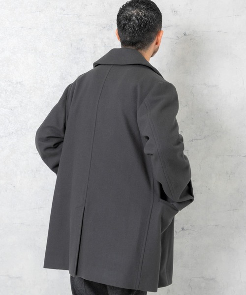 URBAN RESEARCH ROSSO MEN（アーバンリサーチロッソメン）の「『XLサイズあり』Bellandiメルトンピーコート（ピーコート・メンズ・モカ/チャコールグレー/ブラック・LARGE/X-LARGE/MEDIUM）」の15枚目の写真