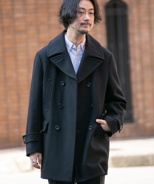 URBAN RESEARCH ROSSO MEN（アーバンリサーチロッソメン）の「『XLサイズあり』Bellandiメルトンピーコート（ピーコート・メンズ・モカ/チャコールグレー/ブラック・LARGE/X-LARGE/MEDIUM）」の20枚目の写真