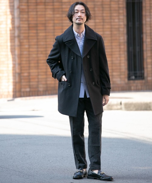 URBAN RESEARCH ROSSO MEN（アーバンリサーチロッソメン）の「『XLサイズあり』Bellandiメルトンピーコート（ピーコート・メンズ・モカ/チャコールグレー/ブラック・LARGE/X-LARGE/MEDIUM）」の11枚目の写真